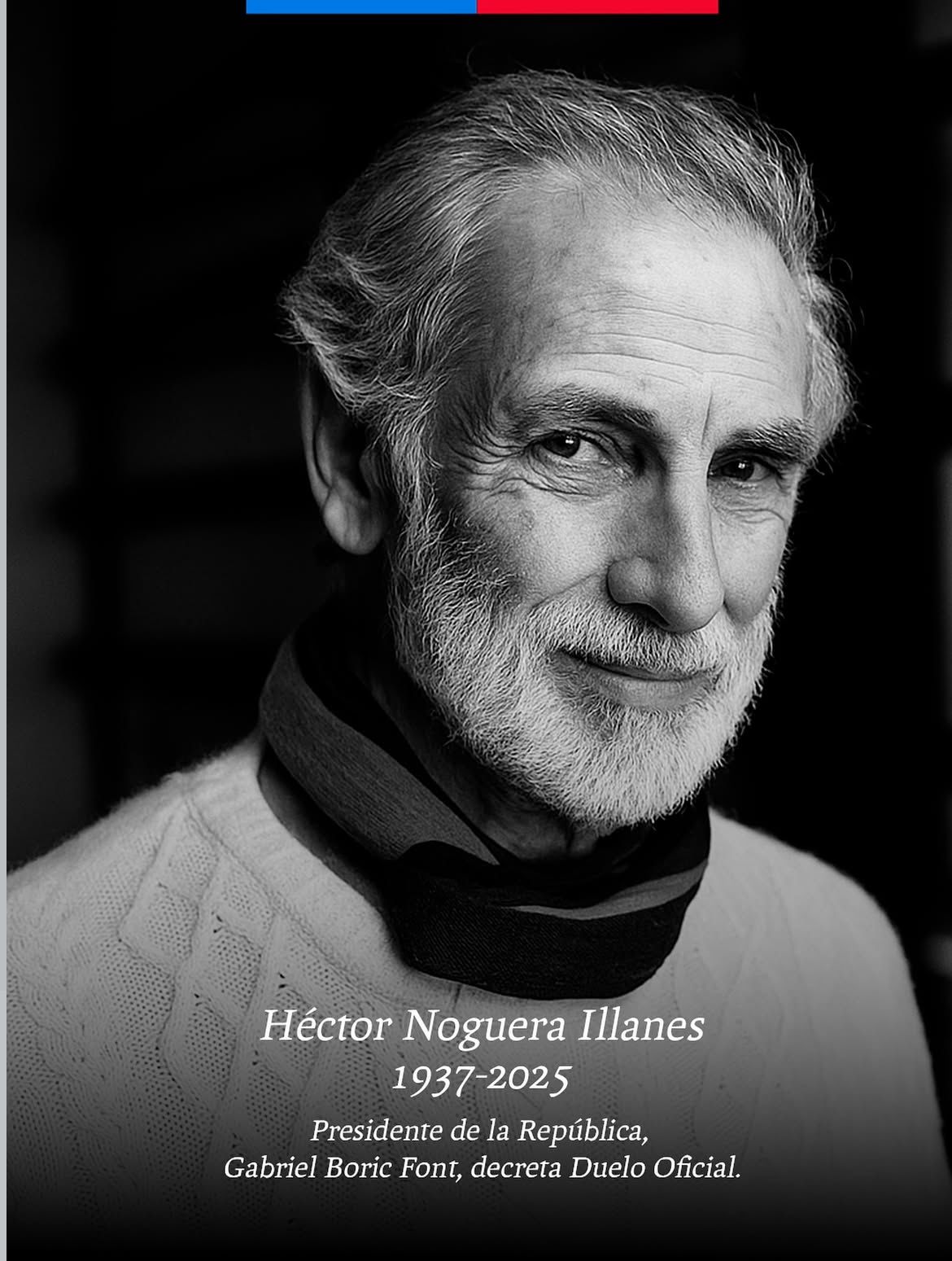 Héctor Noguera - Imagen: Instagram Presidencia de Chile